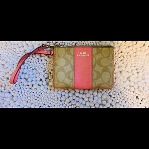 Authentic Coach Wristlet